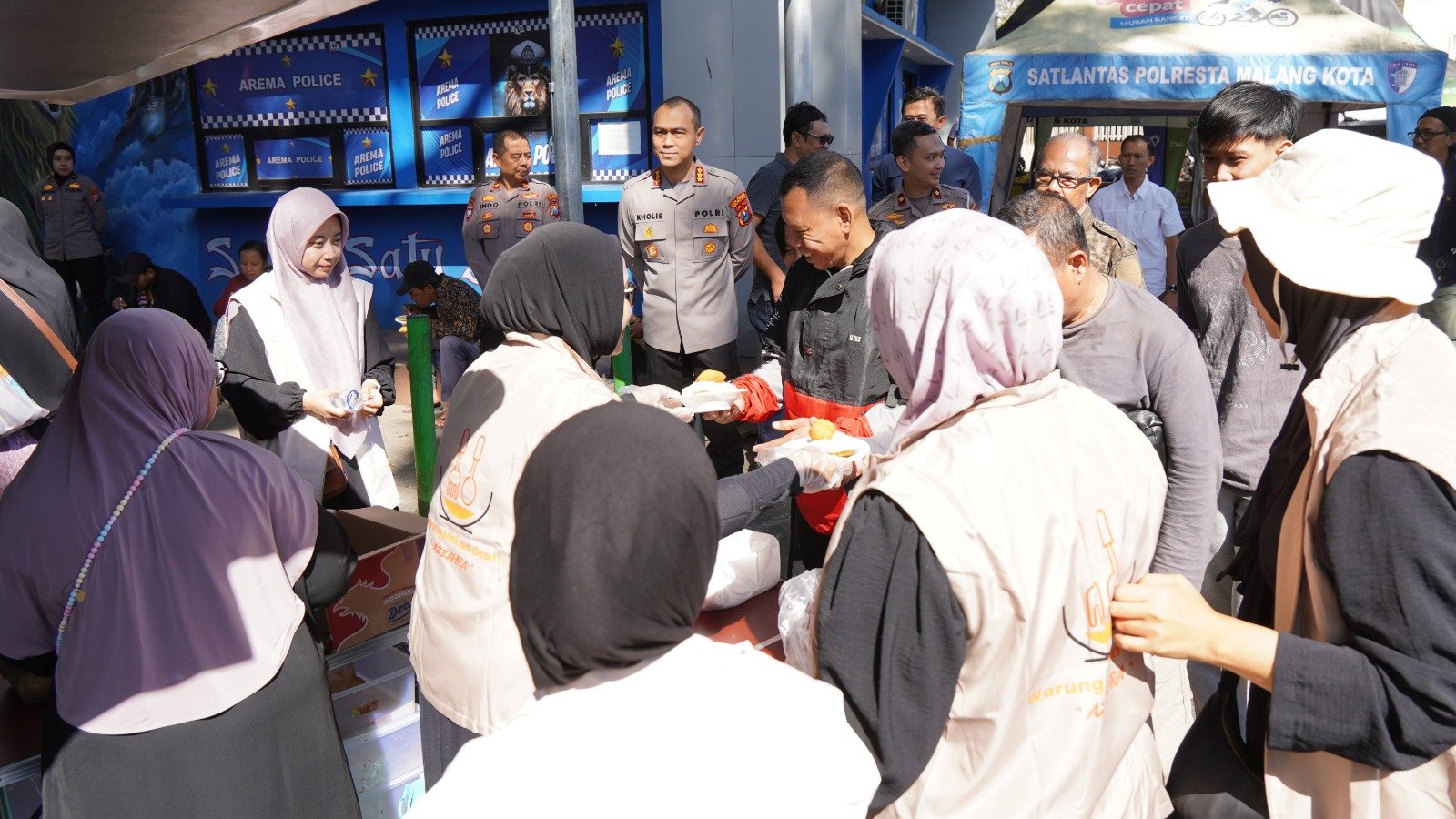 MBG Polresta Malang Kota di Alun-alun Merdeka, Mempererat Kedekatan dengan Masyarakat
