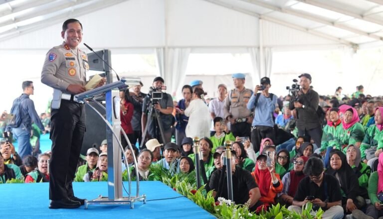 5.150 Pengemudi Ojol Ikuti Gebyar Keselamatan Lalu Lintas Korlantas Polri di Serpong