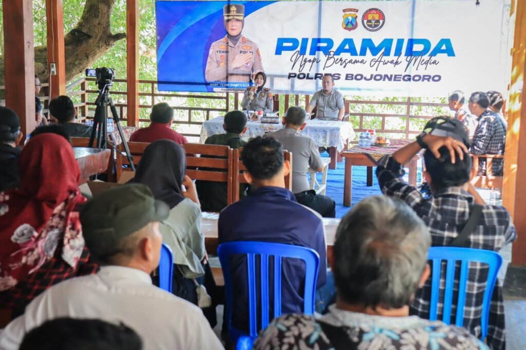 Gelar Piramida, AKBP Yenni Ajak Media Sinergi Jaga Kondusivitas Bojonegoro