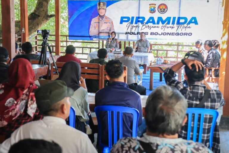 Gelar Piramida, AKBP Yenni Ajak Media Sinergi Jaga Kondusivitas Bojonegoro