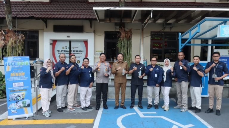 Polresta Malang Kota Sediakan Anjungan Air Siap Minum Gratis, Tingkatkan Kenyamanan Pelayanan Publik