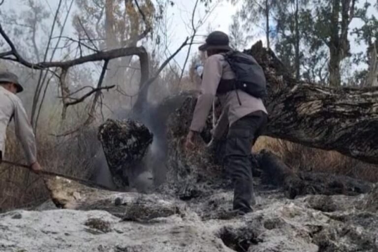 Polres Blitar dan Tim Gabungan Intensifkan Patroli Pemantauan, Antisipasi Karhutla Gunung Butak