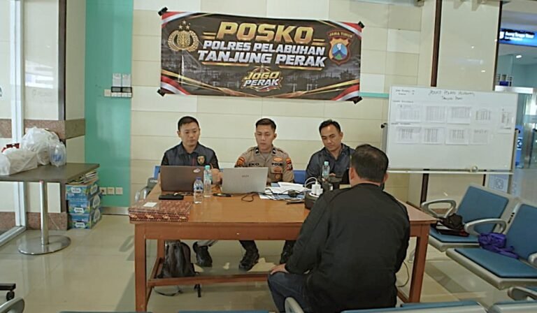 Polres Pelabuhan Tanjung Perak Gerak Cepat, Dirikan Posko Korban KM Virgo Transport 8