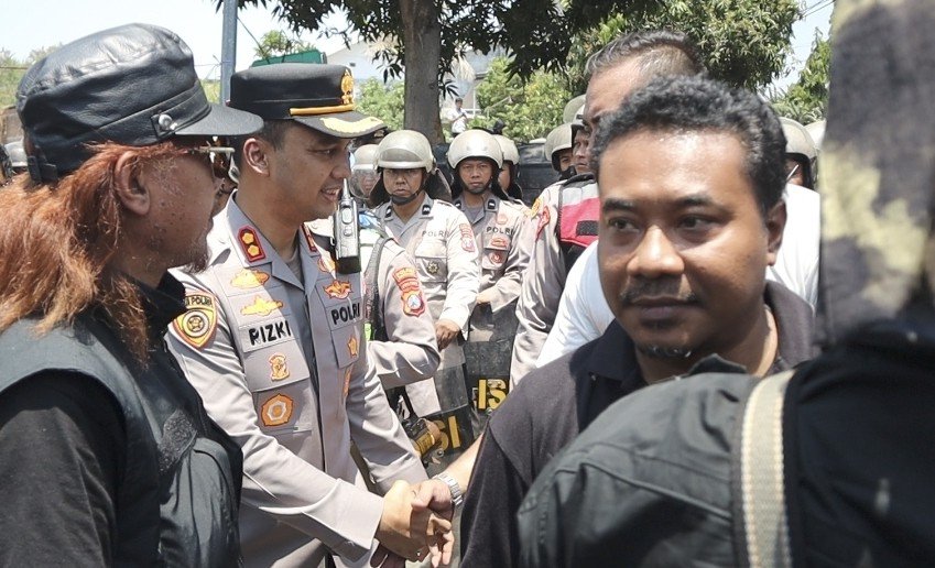 Kapolres Madiun Kota Apresiasi Massa PSHT dalam Menyampaikan Aspirasi, Aksi Damai Berakhir Kondusif