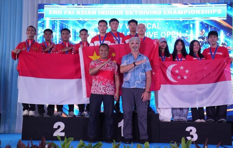 Tim Terjun Payung Polri Bawa Indonesia Raih Tiga Medali di 2nd FAI Asian Indoor Skydiving Championships 2026