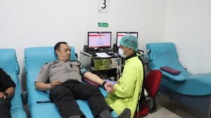 HUT Humas Polri ke-75, Polresta Malang Kota Gelar Donor Darah Bersama Masyarakat, 67 Kantong Terkumpul