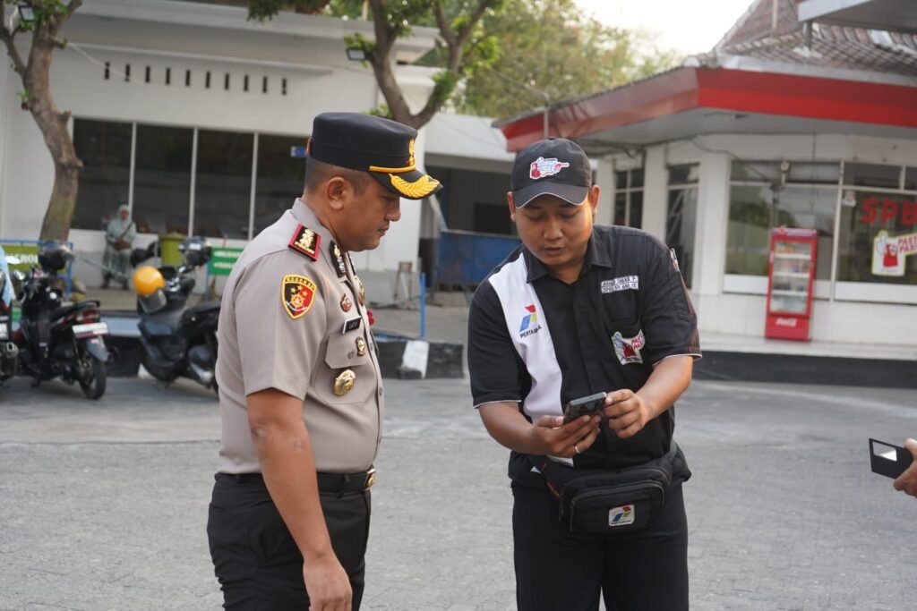 Kapolres Kediri Cek Pasokan di Sejumlah SPBU, Antisipasi Panic Buying BBM