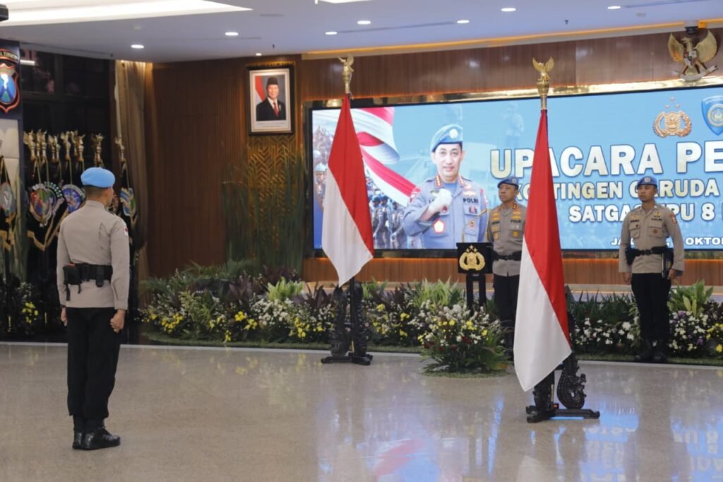 Polri Lepas 140 Personel FPU 8 MINUSCA, Siap Jalankan Misi Perdamaian di Afrika Tengah
