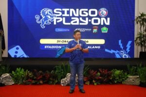 “Singo Play-on” Hadir di Stadion Gajayana, Polresta Malang Kota Dorong Wisata Olahraga dan UMKM Lokal