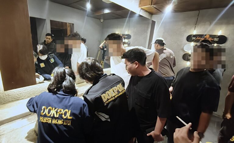 Polresta Malang Kota Intensifkan Sidak Tempat Hiburan Malam, 40 Pengunjung Jalani Tes Urine